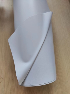 etiqueta autoadesiva branca pura do vinil do PVC 100mic da largura de 1.82/2.02m com papel da liberação 140g para a impressão digital