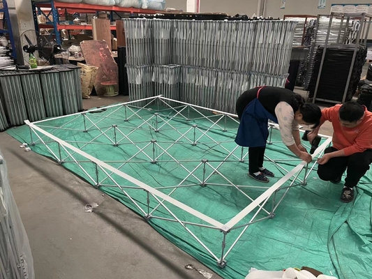 Portable POP Up Backdrop Banner Stand 3x3 For Event Advertising