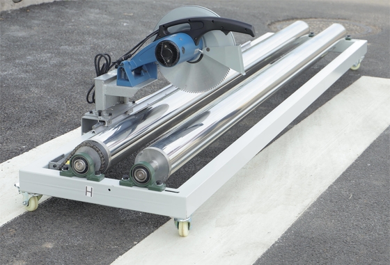 3m Length Semi-Automatic Sticker Vinyl And Tarpaulin Flex Banner Roll Cutting Machine