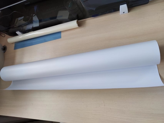 1.82/2.02m width Pure White PVC 100mic Self Adhesive Vinyl Sticker With 140g Release Paper for digital printing