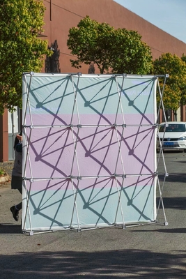 Tension Fabric Pop Up Display Backdrop Stand 3x4 For Wall Advertising Exhibition