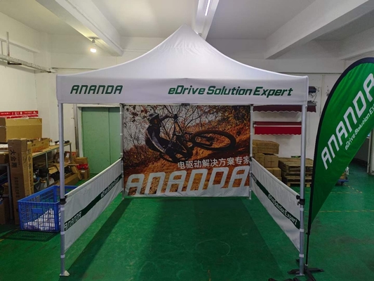 3X3m Outdoor Aluminum Frame Pop Up Gazebo Banner Stand For Event