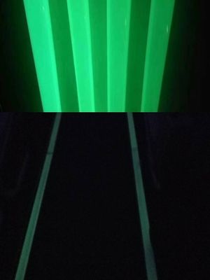 PVC printable 1.24mx45.7m photo Luminescent Vinyl Film Glow In The Dark Adhesive Vinyl Roll