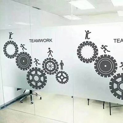 Resistente aos UV Auto-aderente Janela de brilhantes congelada Adesivo de PVC Filme 100mic Espessura 30% Transmissão