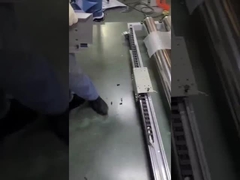 Como usar o triturador de rolo de bandeira para cortar o rolo flex ou rolo de adesivos