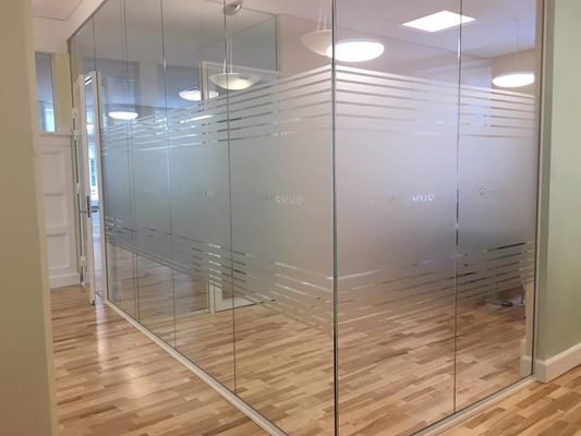 UV Resistant Self Adhesive Frosted glitter window  Sticker PVC Film 100mic Thickness 30% Transmittance