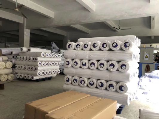 Tecido de bandeira de cetim de poliéster branco 110GSM para impressão por sublimação direta para publicidade em forma de lágrima bandeira Swooper